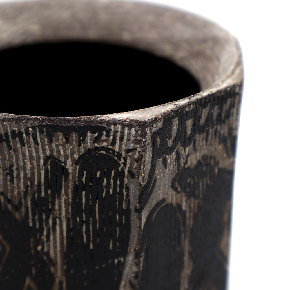 Faceted Skull Cup